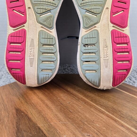 Brooks Womens 8.5B Ghost Max Ebony Lilac Rose Athletic Gym Road Running Shoe - Picture 9 of 11